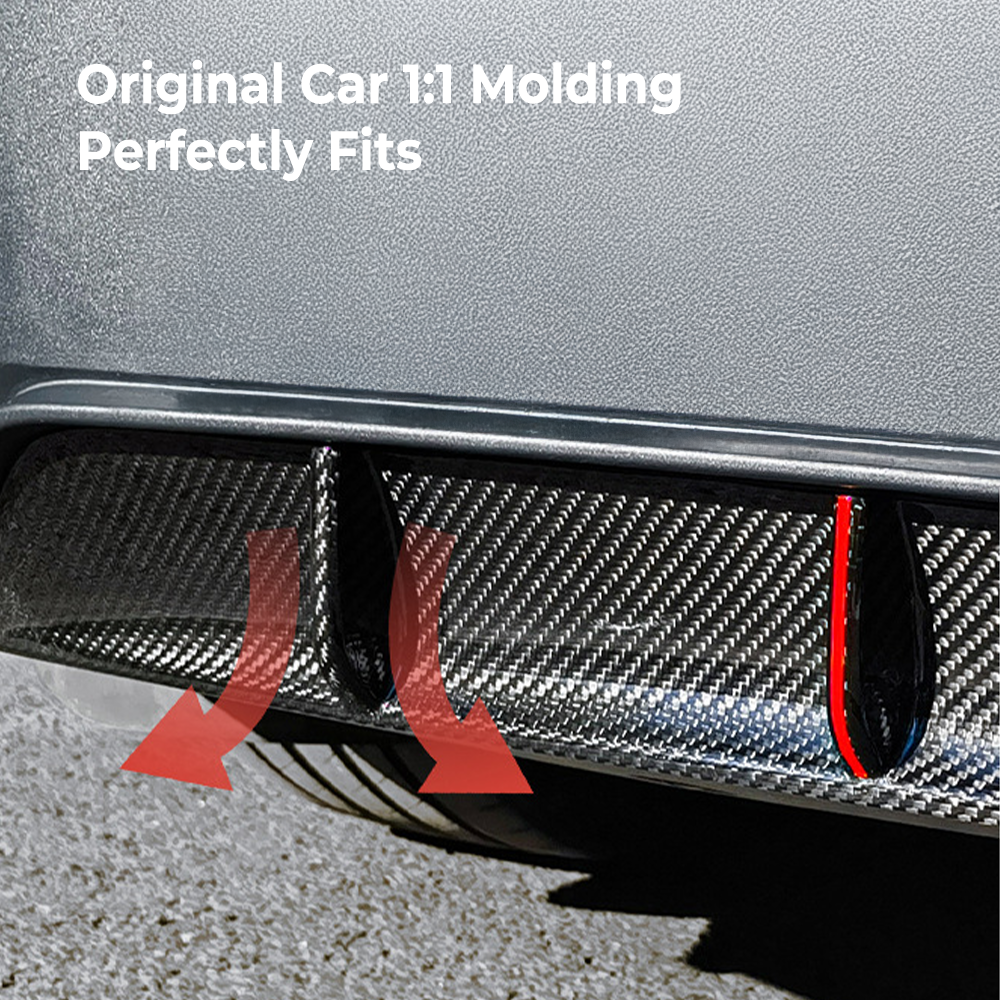 Tesla Model Y Carbon Fiber Rear Diffuser