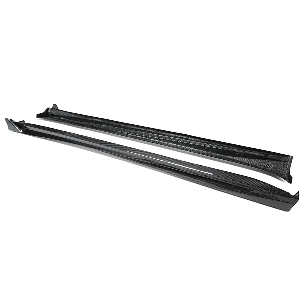 Tesla Model Y Juniper Carbon Fiber Side Skirts