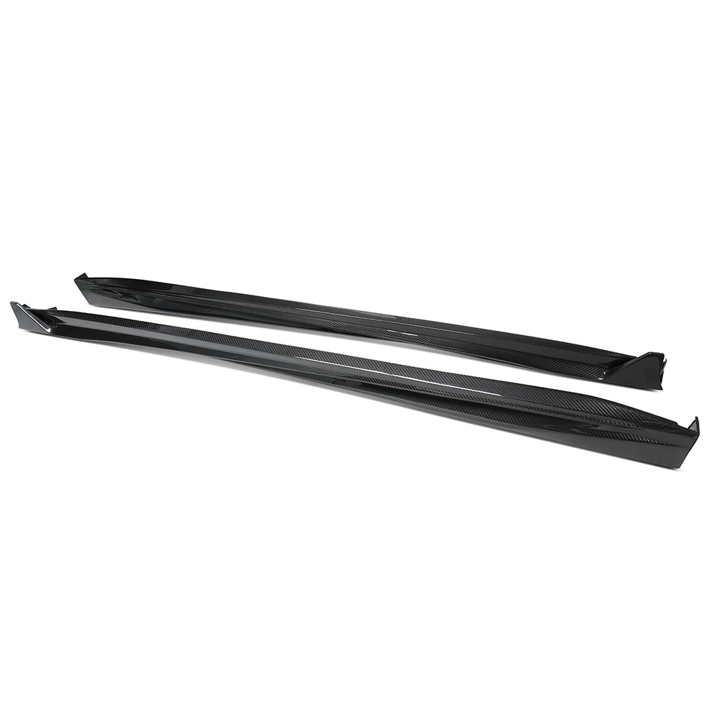 Tesla Model Y Juniper Carbon Fiber Side Skirts