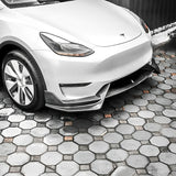 Model Y Front Lip Spoiler Body Kit - Premium Aerodynamic Upgrade with UV-Resistant ABS (2020-2025)