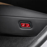 Tesla Model Y Juniper Carbon Fiber Rear Seat Folding Button Trim