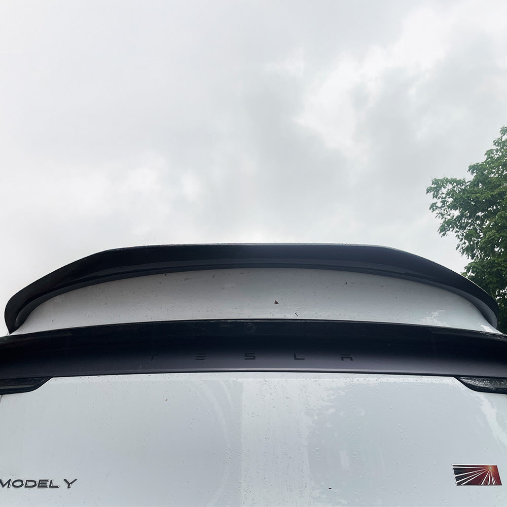 Tessgo V-Style Carbon Fiber Rear Spoiler for 2025+ Model Y Juniper