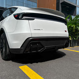 Rear Diffuser Upgrade 3PCS Aerodynamic Body Kit, No-Drill Install, OEM Fit Finish for Model Y Juniper