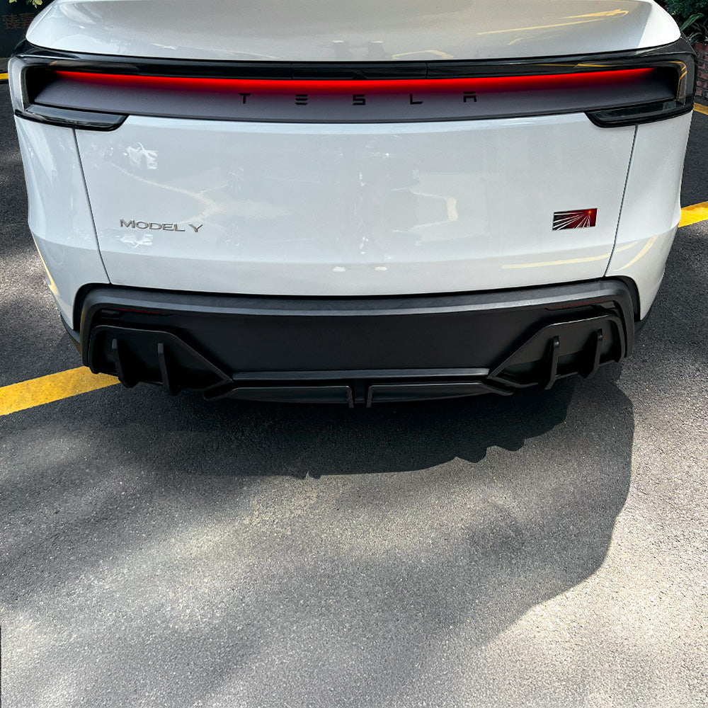 Rear Diffuser Upgrade 3PCS Aerodynamic Body Kit, No-Drill Install, OEM Fit Finish for Model Y Juniper