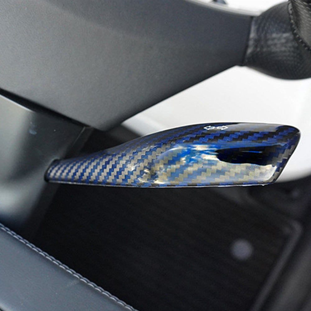 Tesla Model Y Juniper Carbon Fiber Turn Signal Stalk Covers