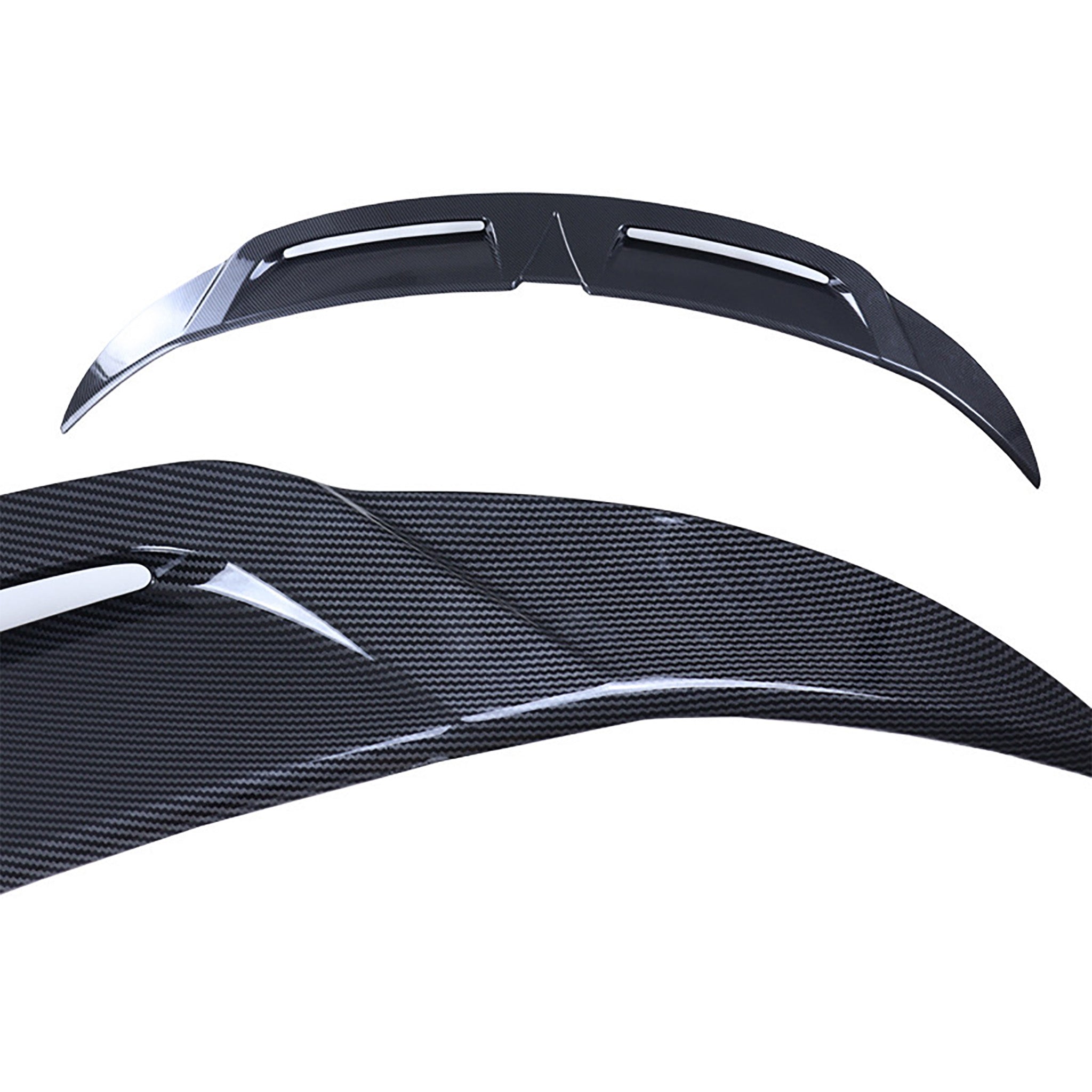 TB-Style Trunk Spoiler Wing for Tesla Model Y – Glossy & Matte Black, Aerodynamic Upgrade