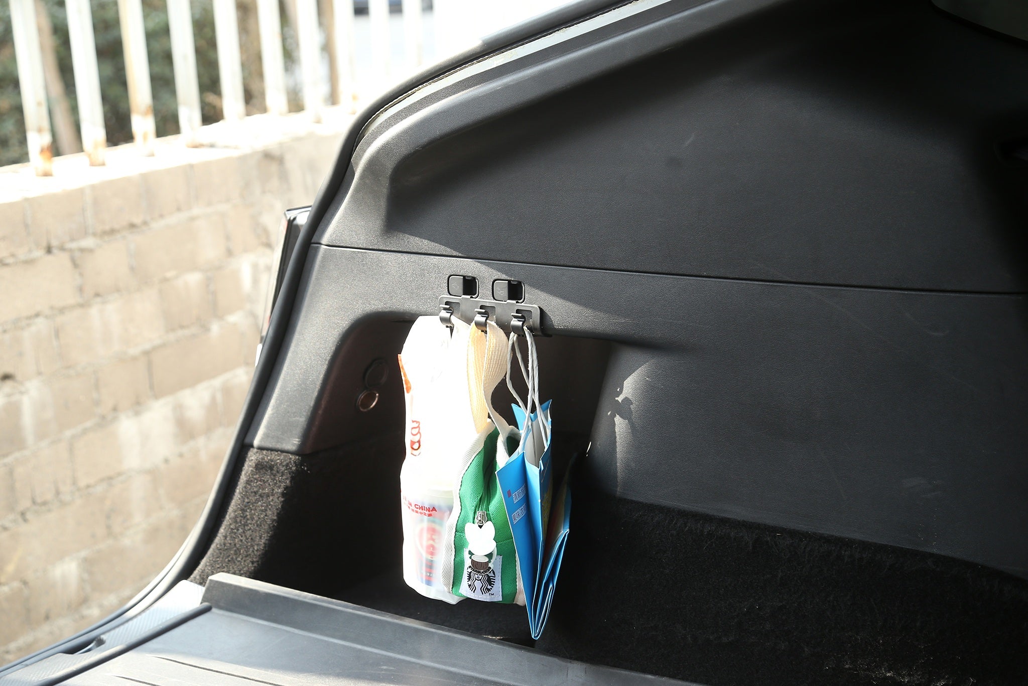 Tesla Model Y Trunk Grocery Bag Hook