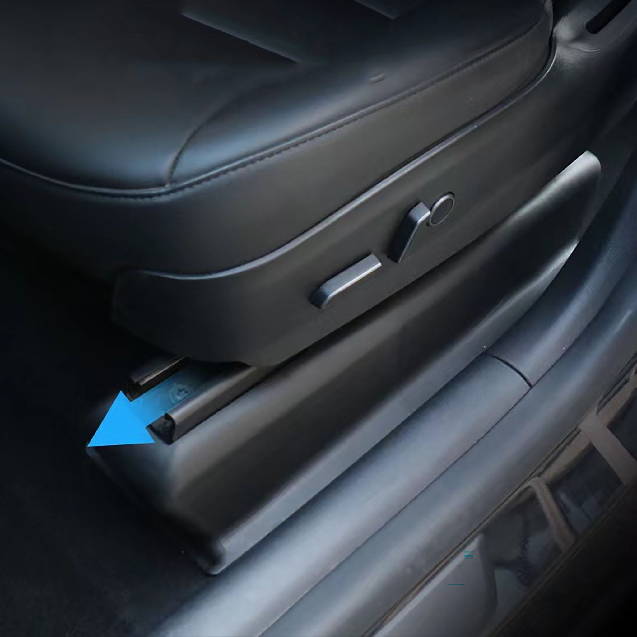 Upgraded Seat Slide Rail Covers for Tesla Model Y-Motor Vehicle Carpet & Upholstery-Teego