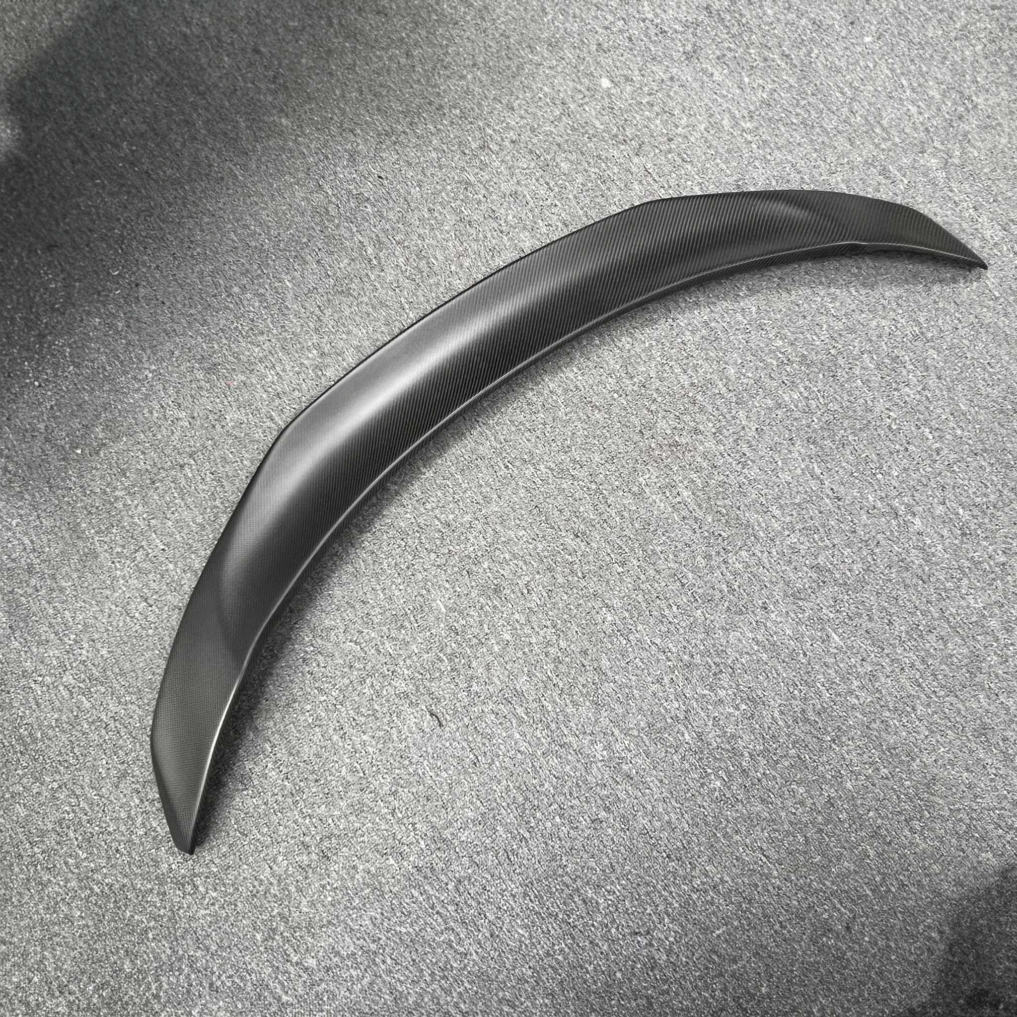 Real Carbon Fiber V-Style Spoiler for Tesla Model 3 Highland (2024+)