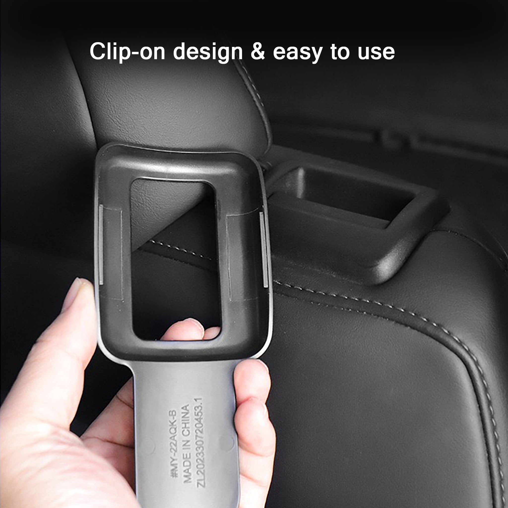Tesla Seatbelt Stopper for Model Y Backseat