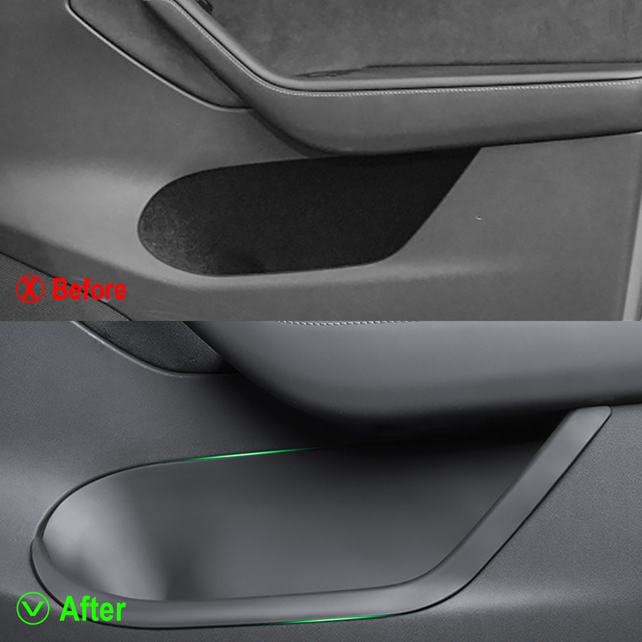 Teego Side Door Storages Organizer Tray For Model Y 2020-2024