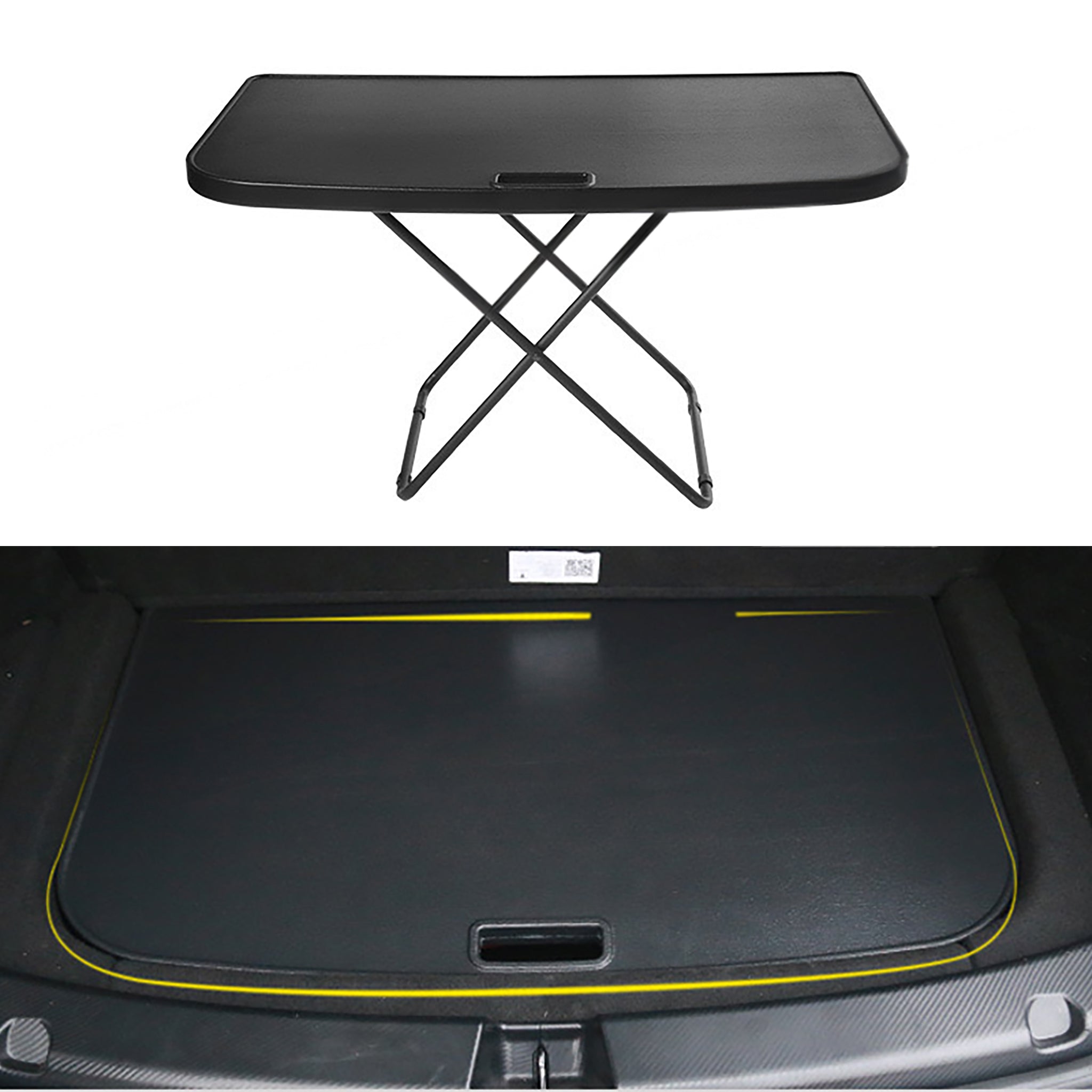 Tesla Model 3 & Y Sub-Trunk Portable Camping Table – Hidden Foldable Table for 2017–2024+