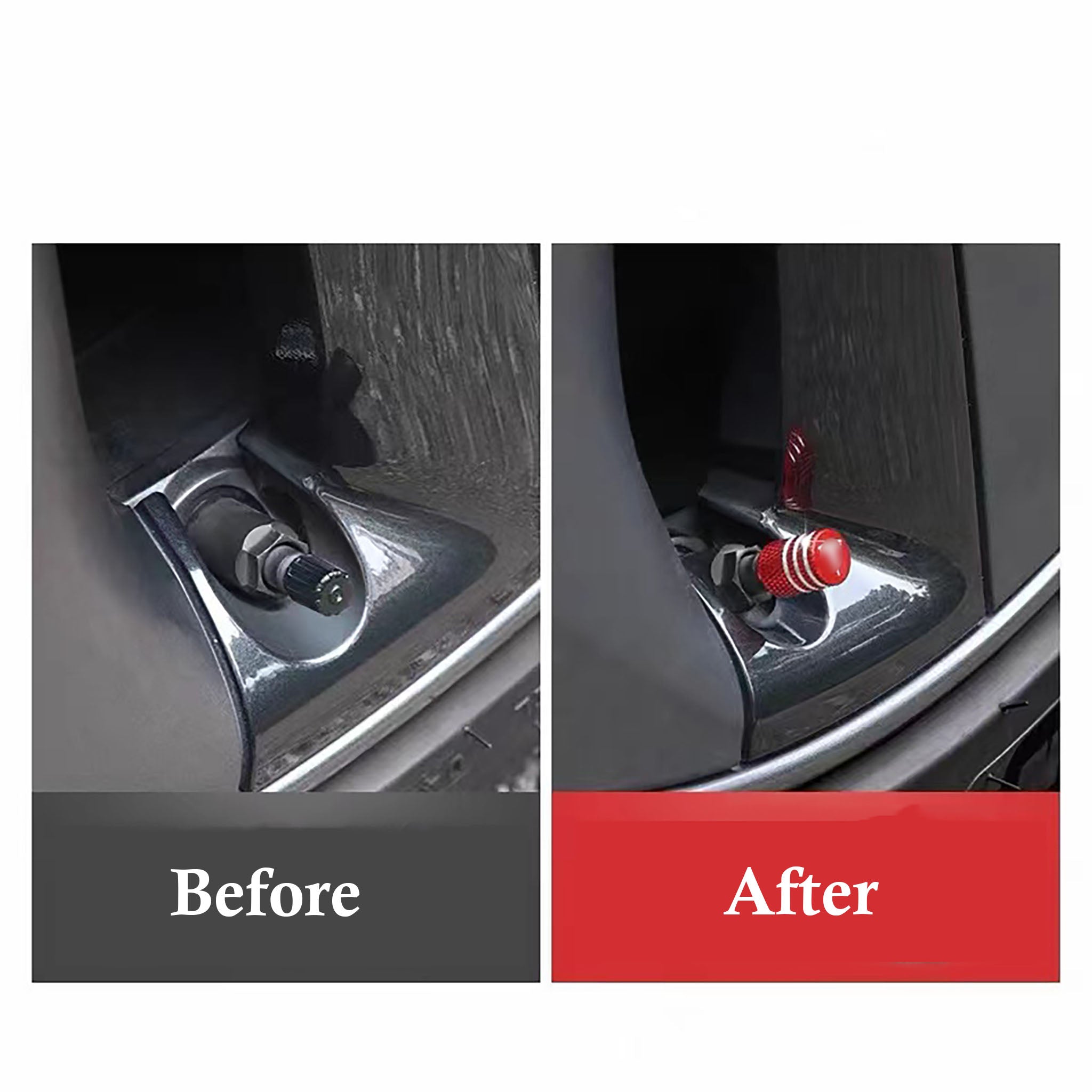Tire Valve Stem Caps For Tesla-Vehicle Parts & Accessories-Teego