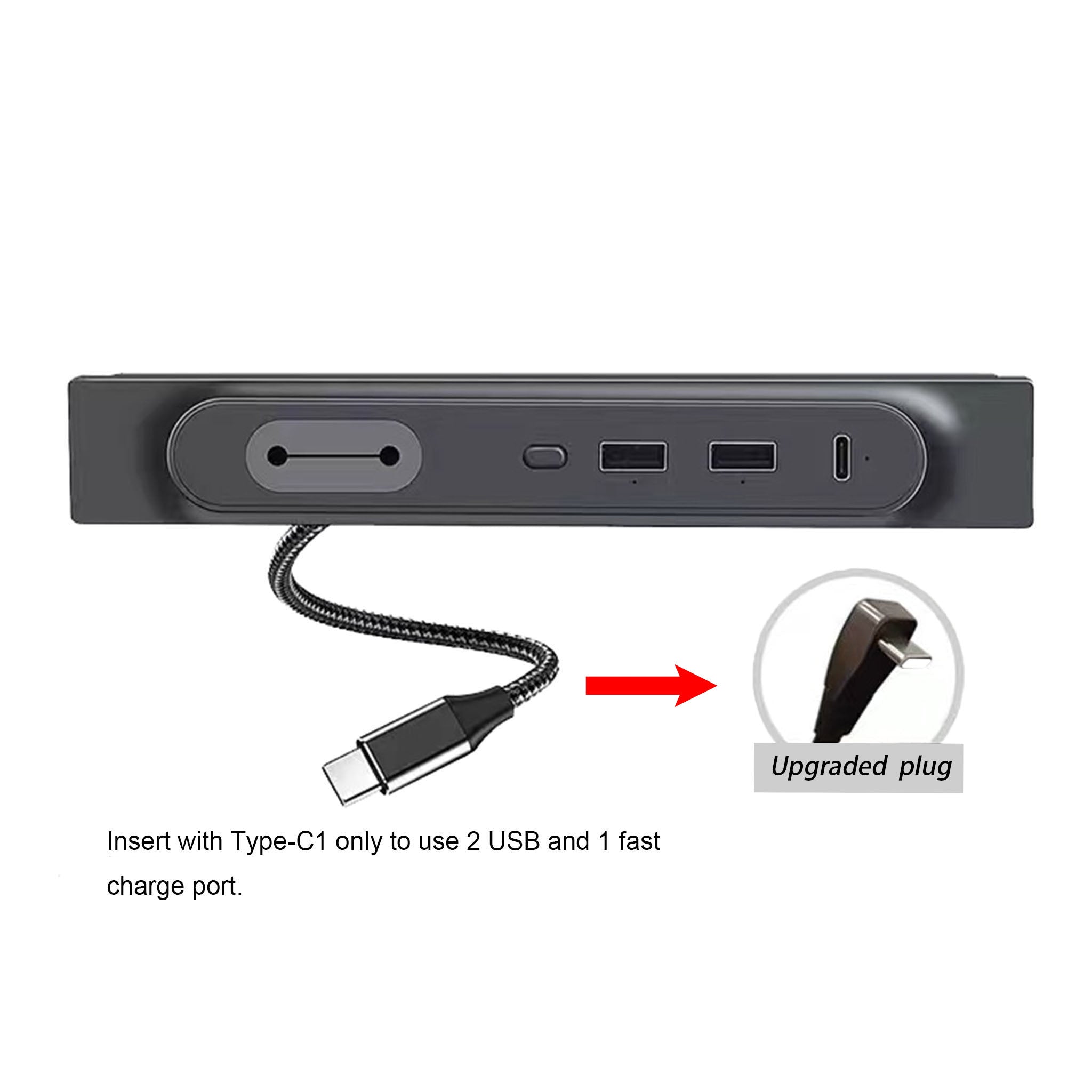 USB Docking Station for Tesla Model 3/Y Center Console-Vehicles & Parts-Teego