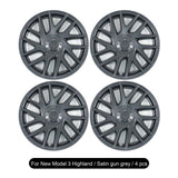 1 Pcs of Tesla Wheel Cover for 2024 New Model 3 Highland 18'' Wheels