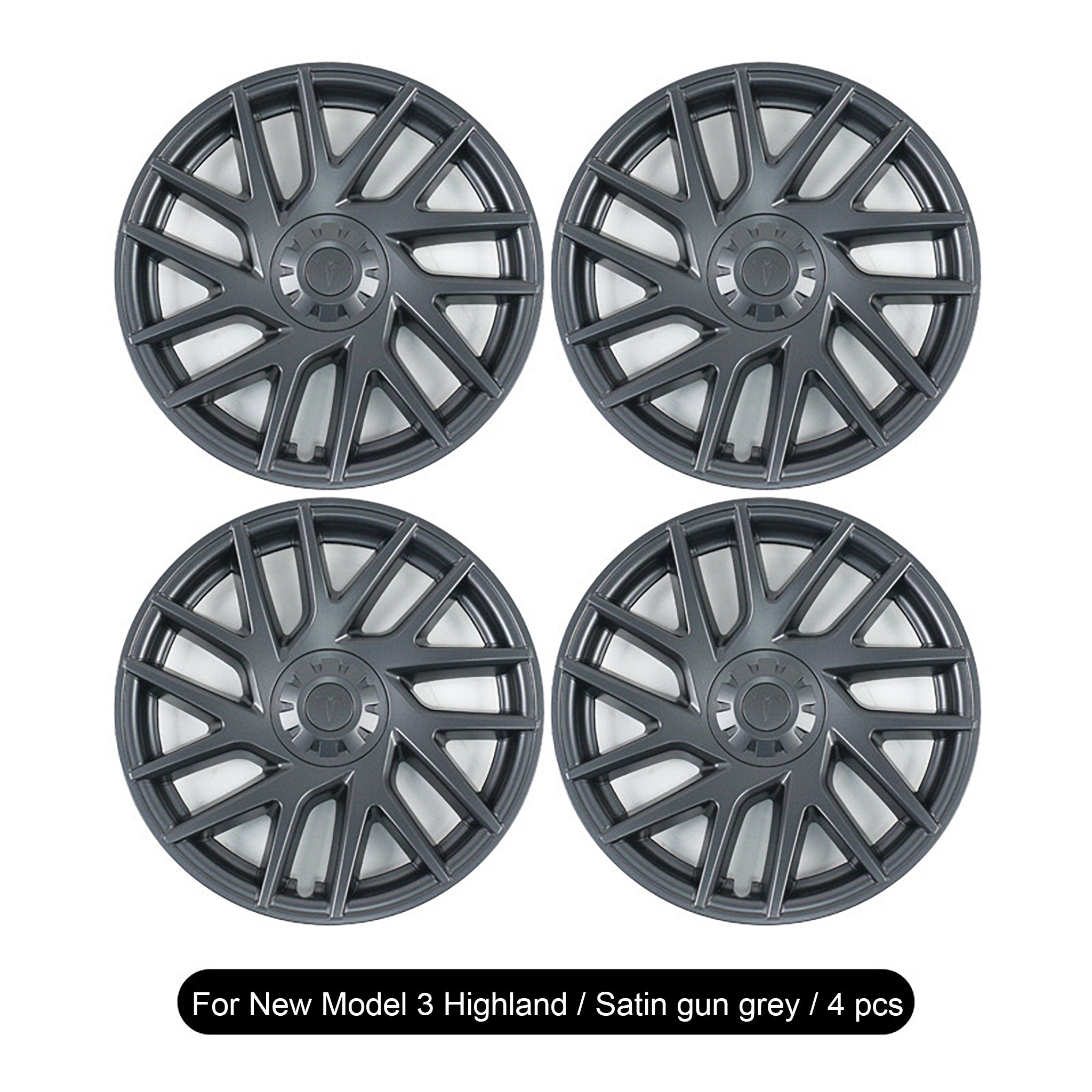 1 Pcs of Tesla Wheel Cover for 2024 New Model 3 Highland 18'' Wheels