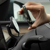 Tesla Wireless Charging Phone Mount for Model 3/Y – OBD-II Power & Steering Wheel Installation