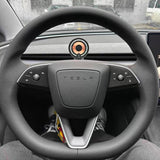 Tesla Wireless Charging Phone Mount for Model 3/Y – OBD-II Power & Steering Wheel Installation