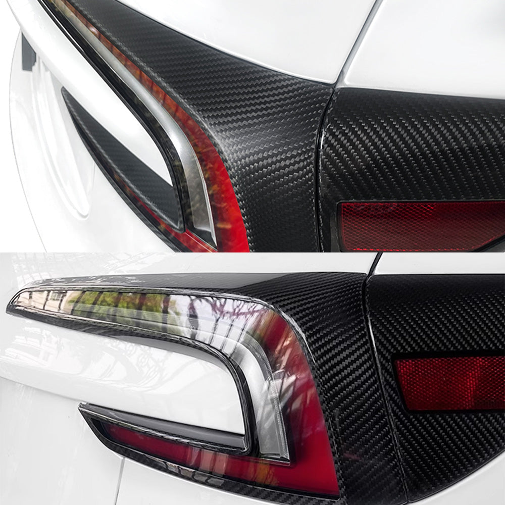 Tesla 2024+ Model 3 Highland matte Carbon Fiber Tail Light