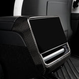 glossy Carbon Fiber Rear Screen Frame cover for 2024+ Model 3 & 2025+ Model Y
