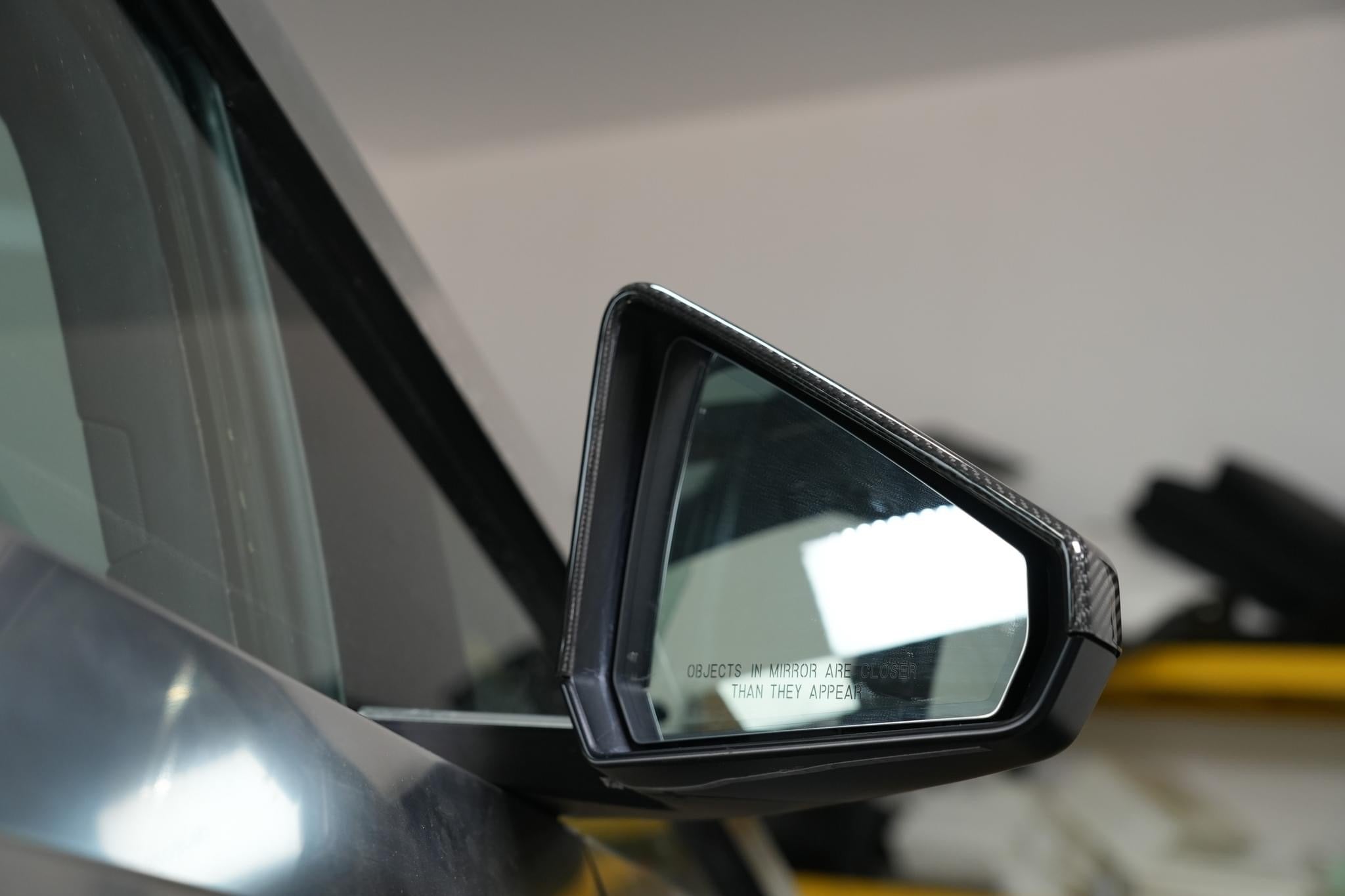 Tesla Cybertruck Real Carbon Fiber Mirror Caps – Gloss/Matte Finish | OEM Fitment, No-Drill Installation