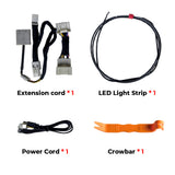 Tesla LED Ambient Light Upgrade Kit for Model 3 & Model Y (2017–2025) – Intelligent Blind Spot Alerts, RGB Interior Lighting & Smart Driving Indicators