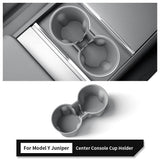 Tesla Model 3/Y Spill-Proof Cup Holder Insert (2024+ Highland & 2025.03+ Juniper) | Secure Silicone Design