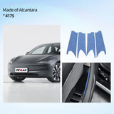 Tesla Model 3 2024+ & Model Y Juniper 2025+ Alcantara Door Handle Wrap – Luxury Interior Upgrade