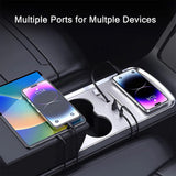 Tesla Model 3 Highland & Model Y 2025 USB Hub Docking Station – Fast Charging with Retractable Cable