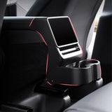 Tesla Model 3 Highland & Model Y Juniper Rear Cup Holder Organizer | Multi-Functional Vent-Mounted Center Console Upgrade