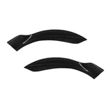 Front view of Carbon Fiber Front Lip | Front Bumper Side Splitters