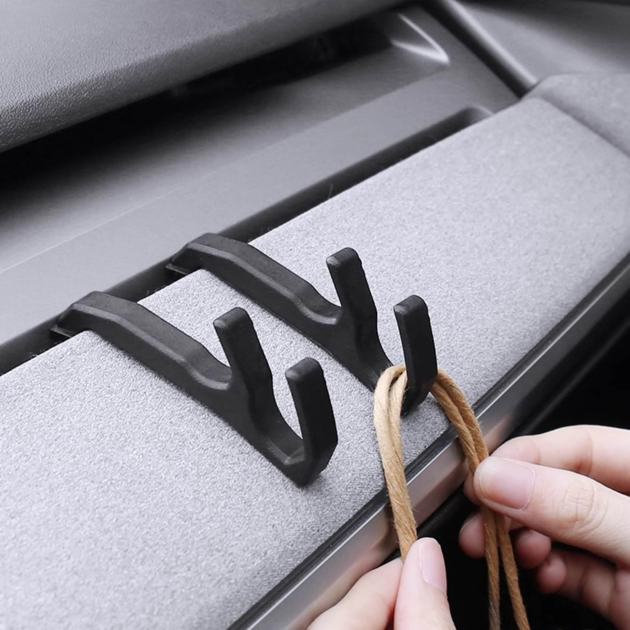 Tesla Model 3 & Model Y Multifunctional Hangers - Phone Holder & Organizer for Bags, Backpacks, and Purses