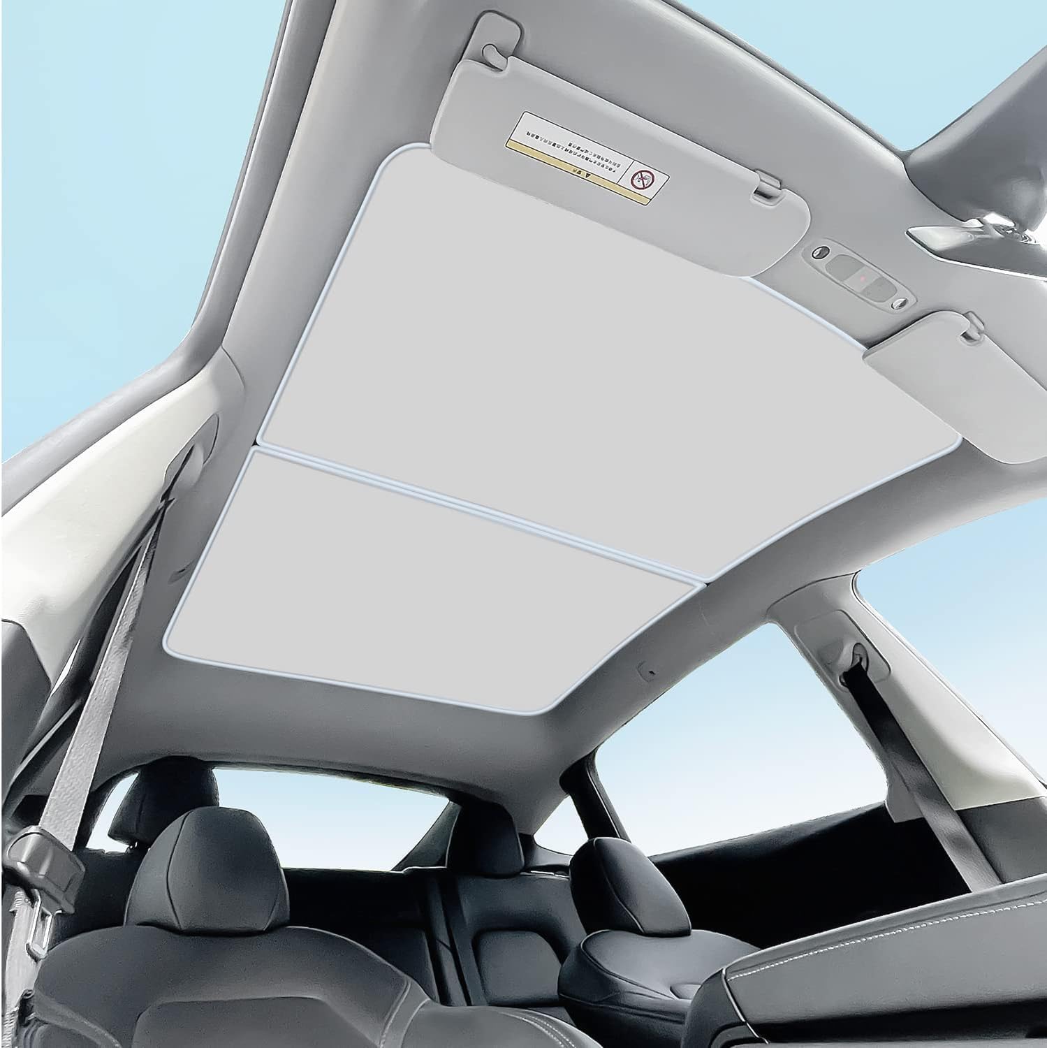 Tesla Model 3 & Model Y Sunroof Sunshade – Ultimate Heat & Sun Protection, Easy Installation, Reduces Glare & Battery Drain