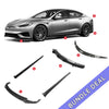 Bundle: Full Carbon Fiber Aero Kit for Tesla Model S (2021–2025) – Front Lip, Side Skirts, Rear Diffuser & Spoiler