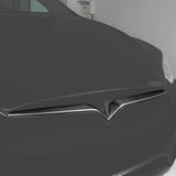 Tesla Model S Carbon Fiber Front Bumper Inlay | High-Gloss OEM Style Upgrade 2016-2025