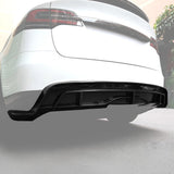Tesla Model X Carbon Fiber Rear Bumper Diffuser Replacement| High-Performance Aerodynamic Aero Kit