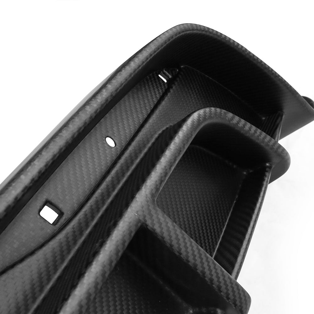 Tesla Model X Carbon Fiber Rear Bumper Diffuser Replacement| High-Performance Aerodynamic Aero Kit