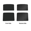 Black Tesla Model YL Glass Roof Split Crystal Sunshade