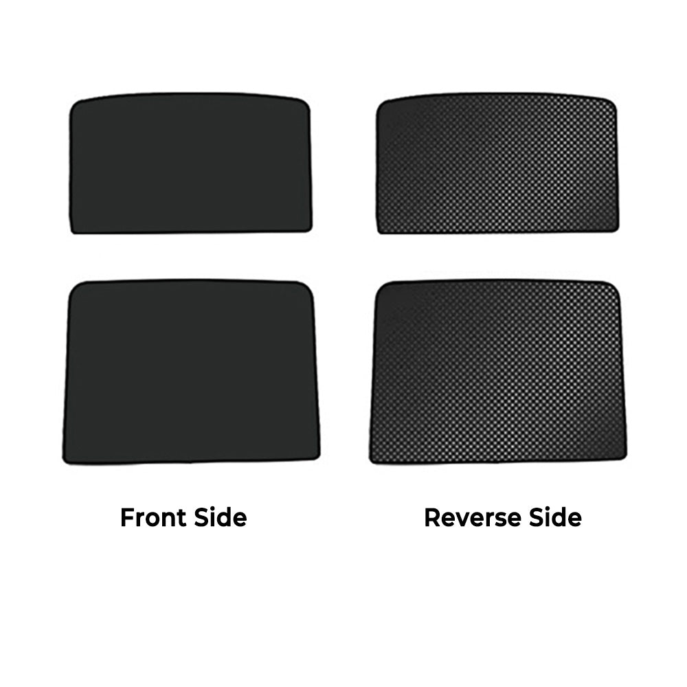 Black Tesla Model YL Glass Roof Split Crystal Sunshade