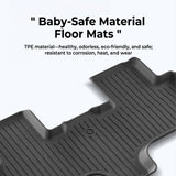 Tesla Model YL Right-Hand Drive Custom-Fit TPE All-Weather Floor Mats
