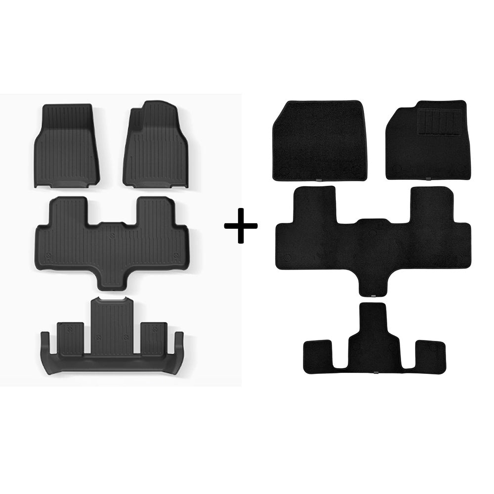 TPE All-Weather Floor Matsfor Tesla Model Y Right-Hand Drive