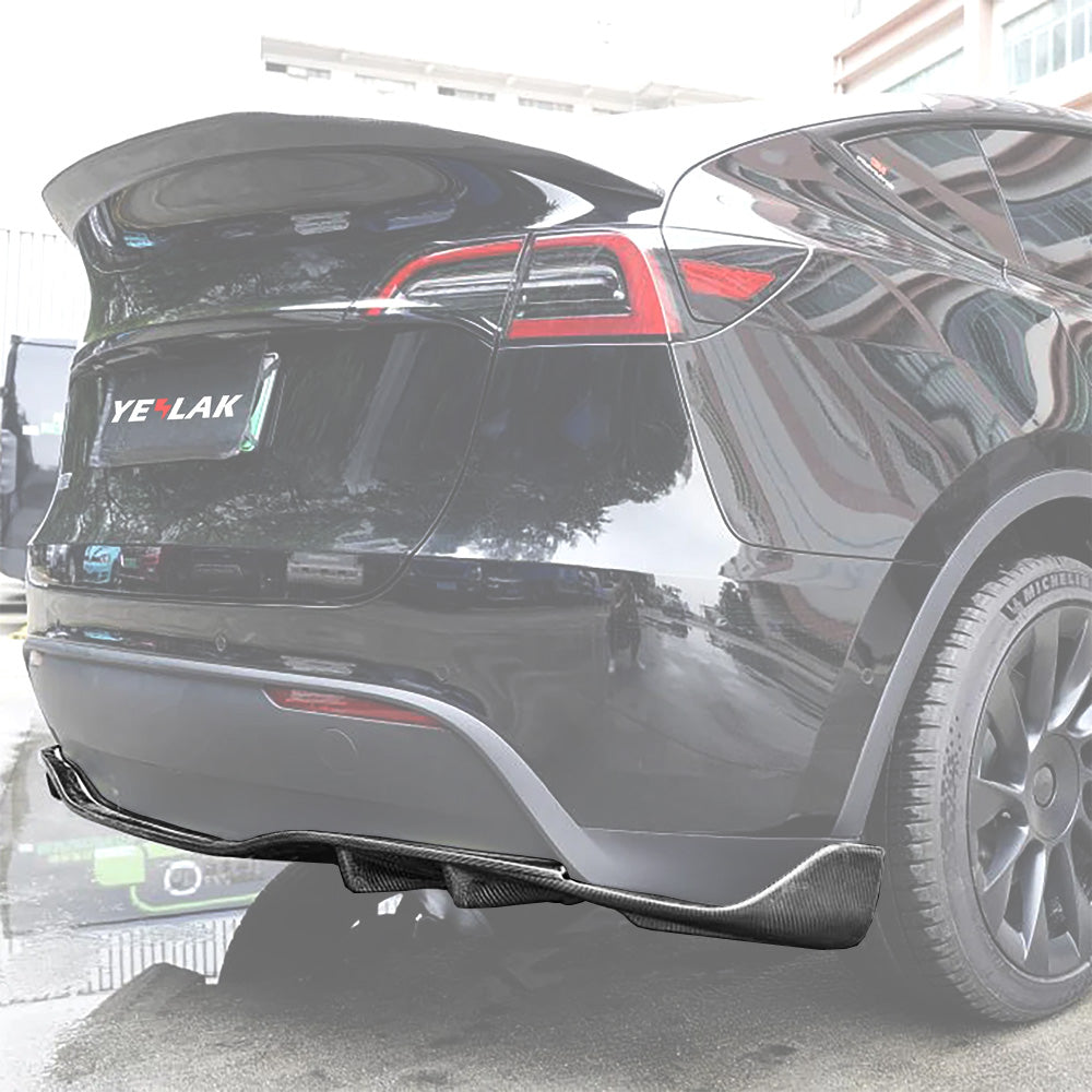 Bundle:Teego 4-Piece Carbon Fiber Aero Upgrade Kit – Tesla Model Y