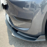Tesla Model Y Front Lip Spoiler ABS Plastic (3 Piece)