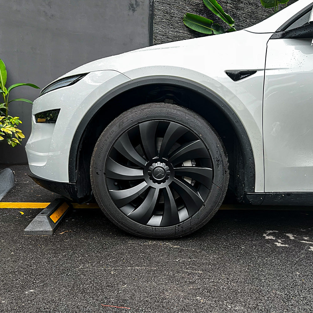 19'' Uberturbine-Style Wheel Covers for Tesla Model Y Juniper