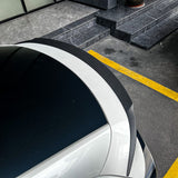 top view of Tesla Model Y Juniper Carbon Fiber Rear Spoiler Wing–Tesla YL OEM Style