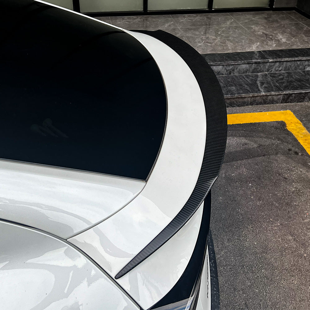 Tesla Model Y Juniper Carbon Fiber Rear Spoiler Wing–Tesla YL OEM Style