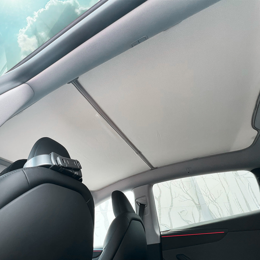 Tesla Model Y Juniper 2025+ Sunroof Sunshade – Ultimate Heat Reduction & UV Protection