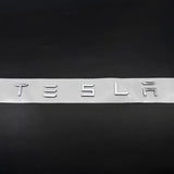 sliver Tesla letter Stickers