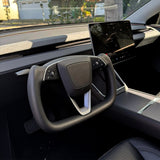 Tesla Model Y Juniper Yoke Steering Wheel Upgrade (2025+) | Premium Heated, Ergonomic Design & Easy Installation