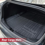 Bundle: Model 3 Floor Mats & Liners Full Set 8 PCS 2017-2023.9